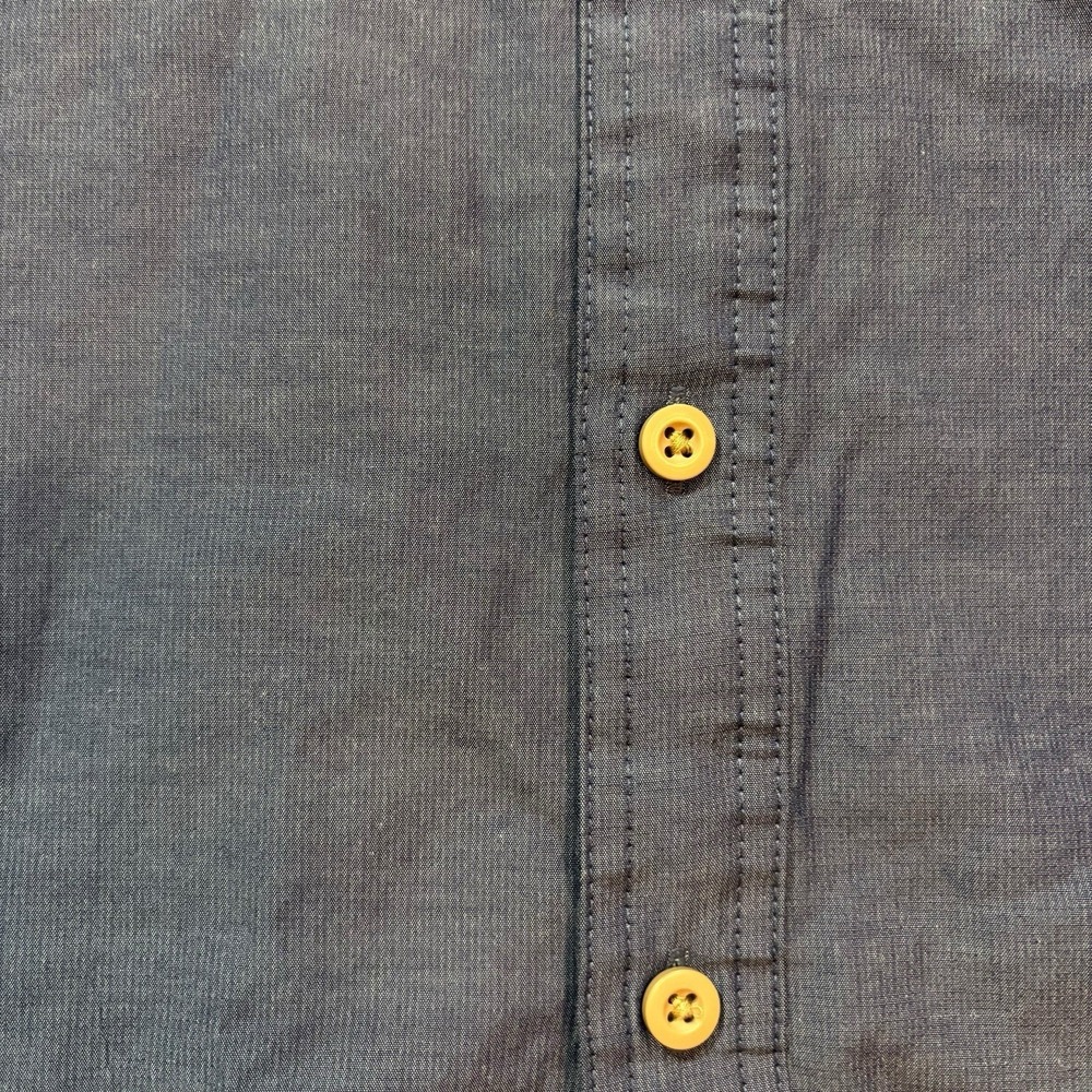 G H Bass Fishing Shirt Sz XL Blue Rod Holder Utility Pockets Short Sleeve Vented - Picture 3 of 9